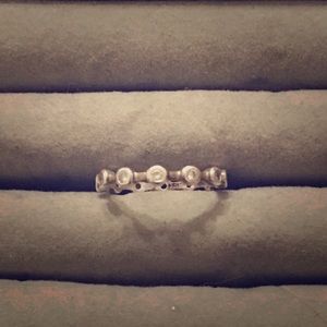Silpada crystal band ring